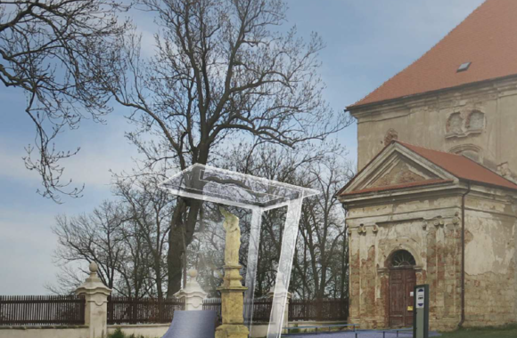  Zastřešení sochy sv. Prokopa Březno